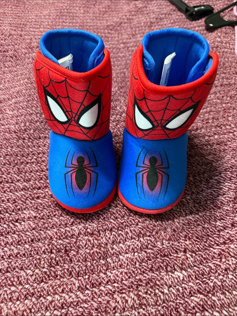 Marvel Kids Spider-Man Red & Blue Slippers